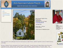 Tablet Screenshot of holyinnocentscacina.org